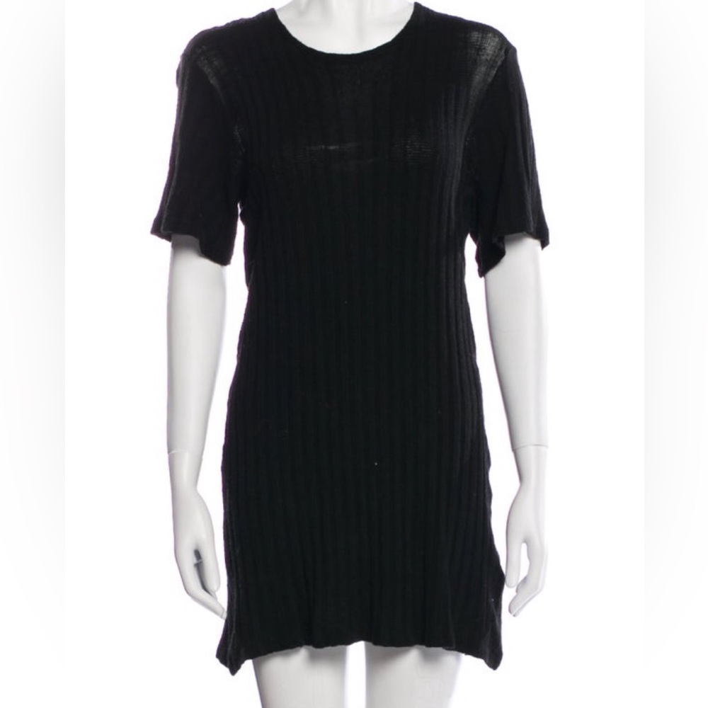 Reformation black shirt dress